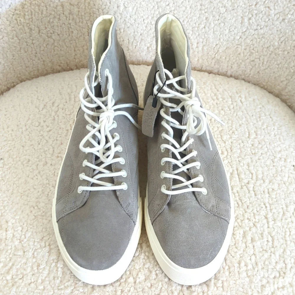 Bershka Gray High-Top Sneakers - Picture 2 of 12